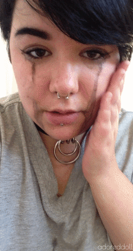 adoreddoll:  Teary-eyed little girl.Don’t delete my caption.