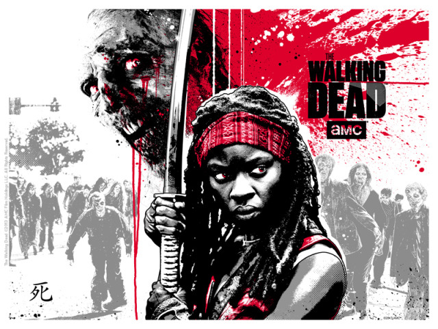 xombiedirge:  Michonne illustrations by Ben Thomas, Erik Siador &amp; James