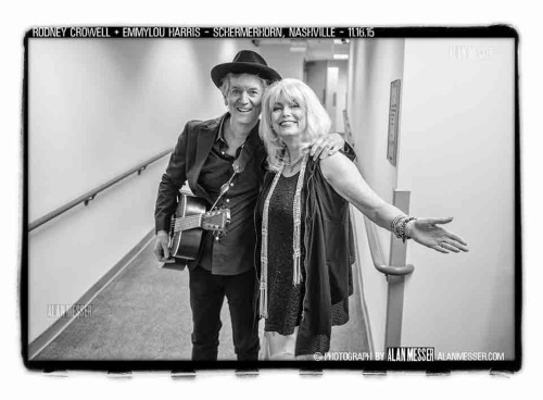 Emmylou Harris and Rodney Crowell.