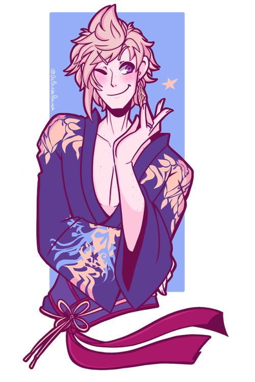 destiny-islanders:  Prompto in the FFXV Monster of the Deep pre-order costume for a commission for @rosekun25! :>