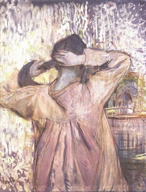 artist-lautrec:Combing via Henri de Toulouse-Lautrec