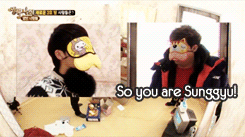 evolusionize:  When Sunggyu and Shindong have to guess each others’ identities 
