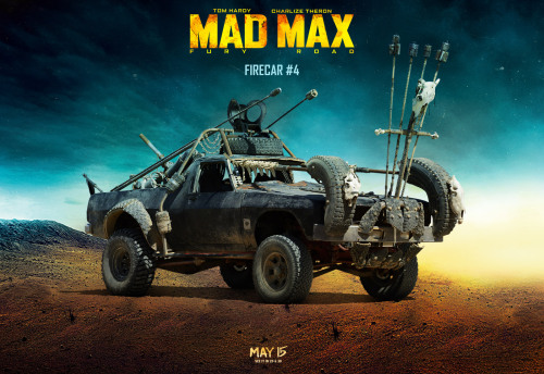 postapocalypticflimflam: pinstripesuit: lostmymojo: I love how the vehicles from Mad Max: Fury 