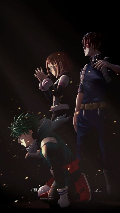 Boku No hero Academia, dark, artwork, 720x1280 wallpaper @wallpapersmug : ift.tt/2FI4itB - h