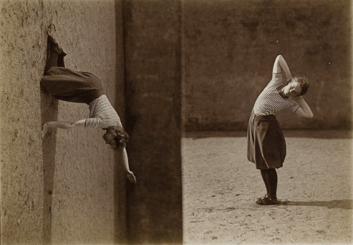 Introduction of swedish gymnastics for women, 1905-1910. Hamburg, Germany. Photography Heinrich Hama