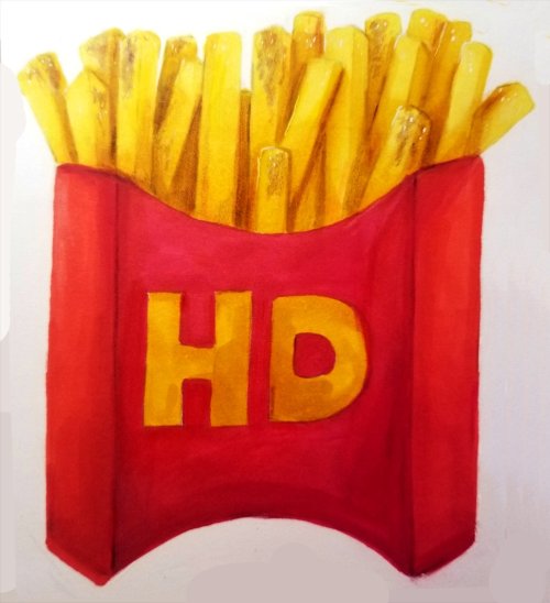 HD fries, in the flesh!!!