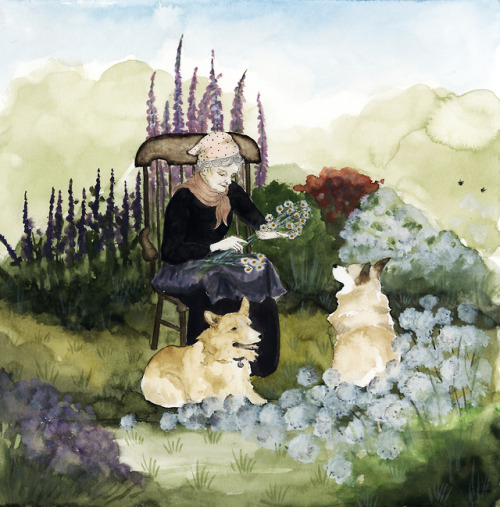 In the Garden (inspired by the lovely Ms. Tasha Tudor and her incredible garden) (2019)Tasha maintai