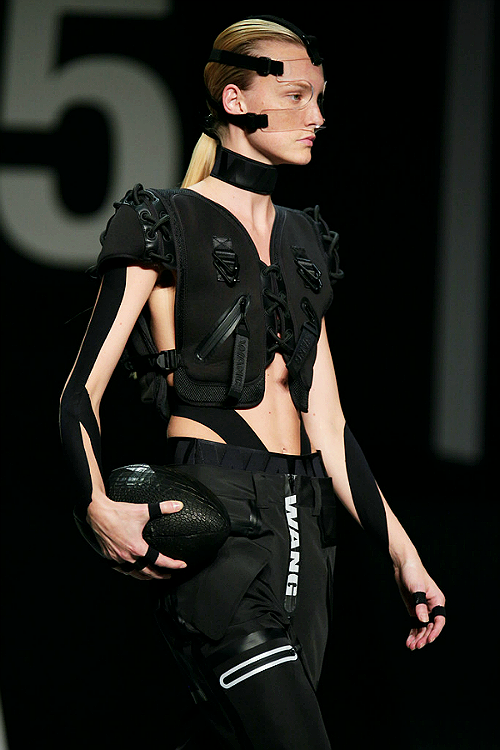 spunkh:  thefashionbubble:  Caroline Trentini at Alexander Wang x H&amp;M.  ☼Models