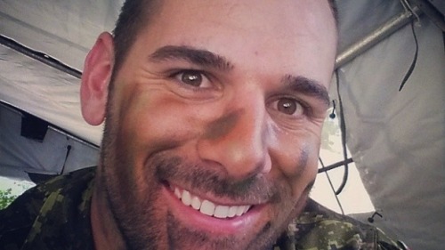 ceebee23:  Cpl. Nathan Cirillo RIP Ottawa 22 October 2014 Cpl Cirillo is on the left in the photo of the memorial …moments later he was shot.. “CBC News has confirmed the Ottawa shooting victim is Nathan Cirillo, 24, a reservist serving in Hamilton