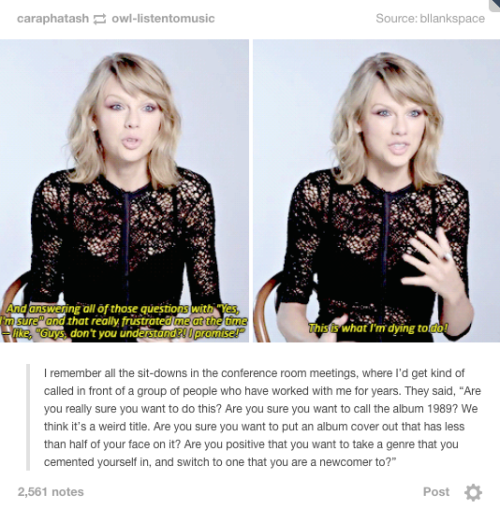 caraphatash:  2014 is the year Taylor Swift stopped giving a shit and it’s glorious  