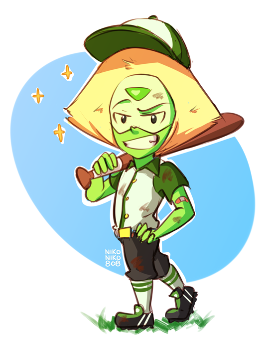 nikoniko808:  let her play! support me on patreon!   my lil slugger~ &lt;3