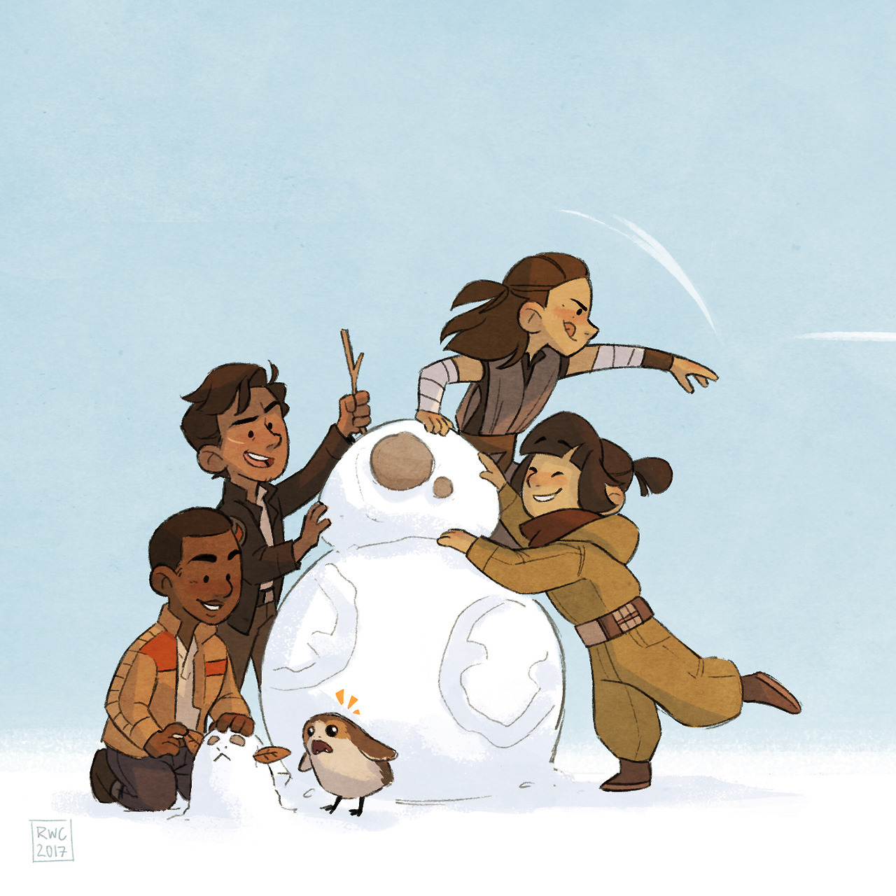 reb-chan: Merry Christmas and Happy Holidays! Here’s some TLJ shenanigans :&gt;