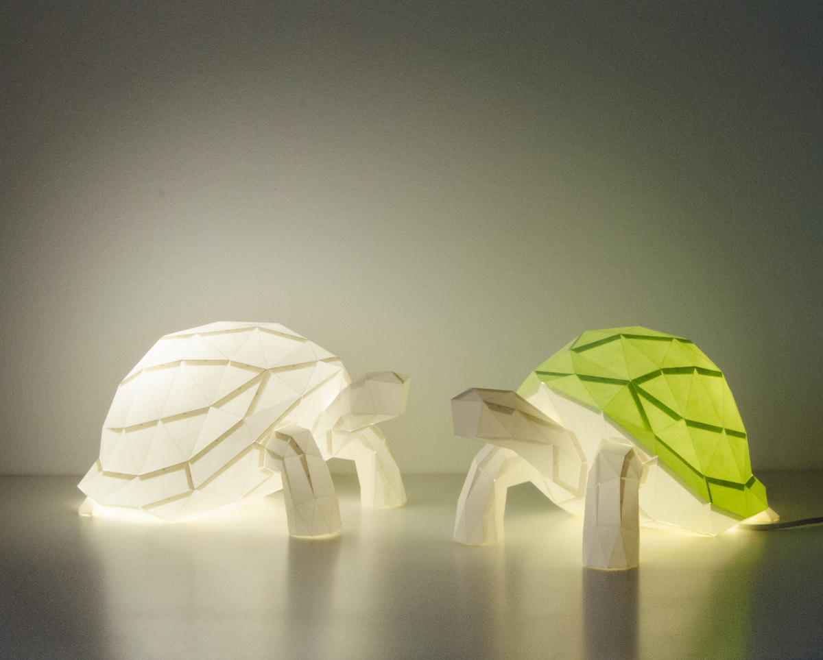 possit-de-tenebris: sosuperawesome:  DIY Papercraft Lamps by OWL Paper Lamps on Etsy