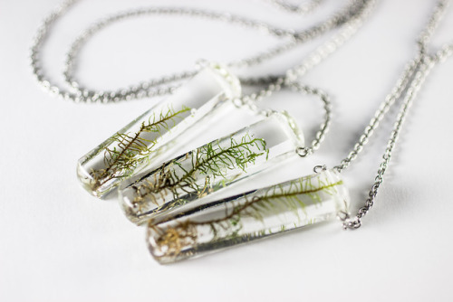 mossofthewoodsjewelry: Grave Moss rectangular prism pendants, available while supplies last!