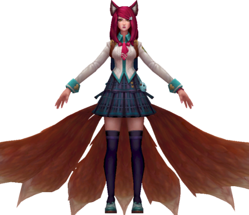 Academy Ahri - League of LegendsView in 3D:https://teemo.gg/model-viewer?skinid=ahri-6&amp;model-typ