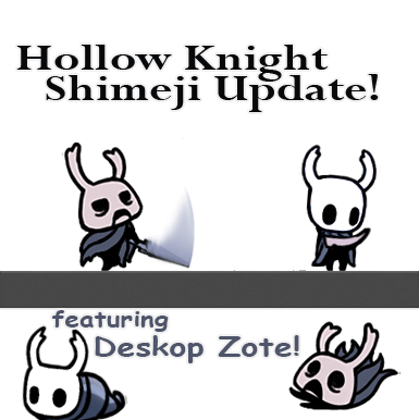 bugsandtears:Ghost Shimeji Update! + Zote!watch out here they come! (download link in reblog because