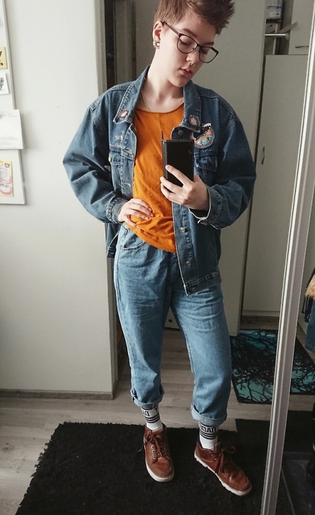 Today I was a denim monster, a fashion disaster if you will