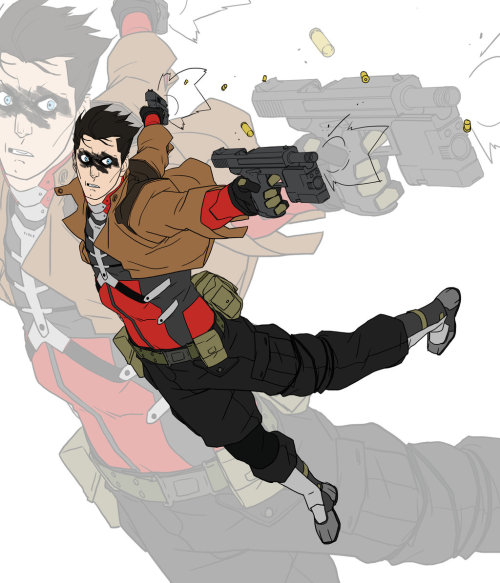 Red hood by xshaunx The other drawing Shaun did for meeeeeeee. Lookit all the Jason awesomnesssss!