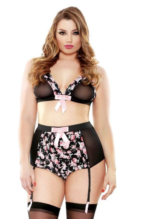 Bra and panty sets plus size woman