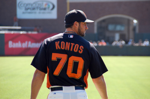 George Kontos / Warm-ups / September 8th, 2013