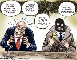 cartoonpolitics:  Mr. Cheney proving again