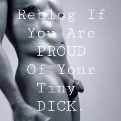 tinydickjoe: loverofsmallermen:  If you are