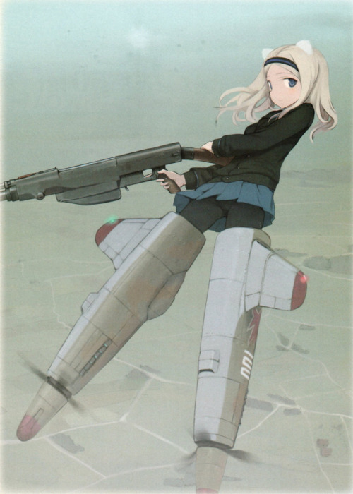 mechathemusume-blog:Aleksandra over OrussiaThe PTRS is a pretty fun rifle.