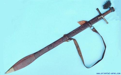 machiavellianfictionist:Kaskara from southern Sudan. The blade is over 37 inches long and of excelle