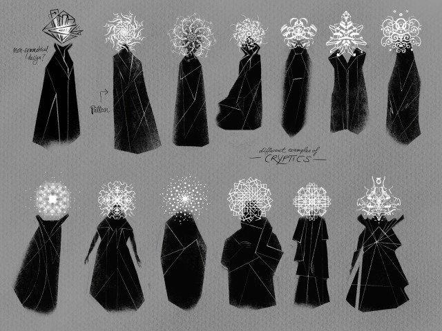 after the picture with the cryptics, I wanted to explore their design a little more and had a lot of fun with the symmetry aid...