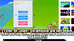 wells-jaha:  josh and tyler being sickeningly cute (っ･ω･)っ 