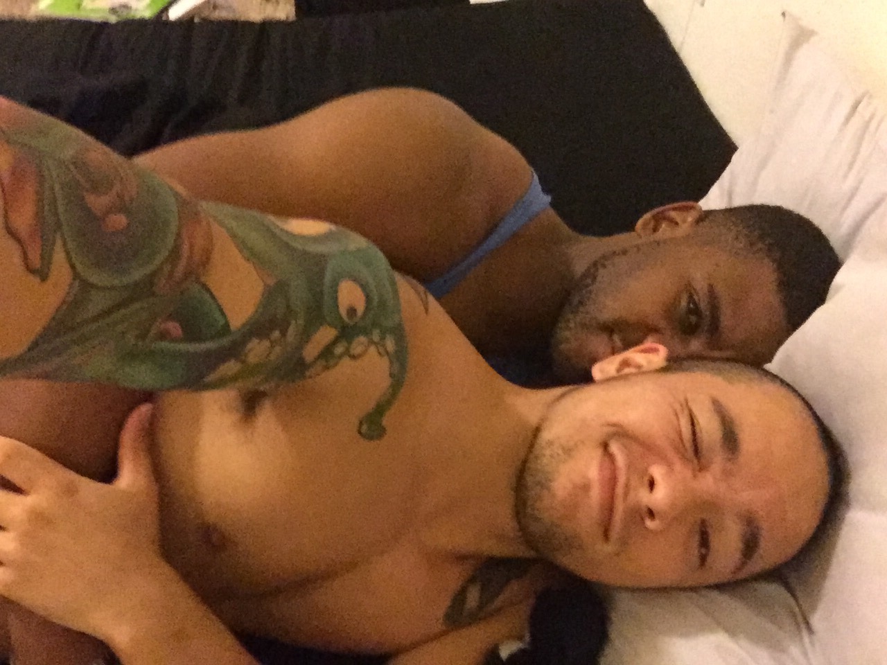 spotmebroo:  Boyfriend just filled my ass up with his cum. Time to workout with his