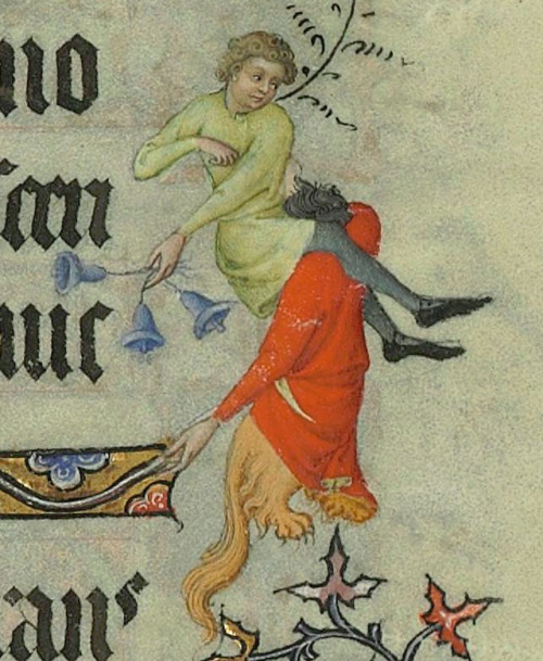 Bibliothèque nationale de France, Département des Manuscrits, Latin 919 detail of f.8v. Horae ad usu