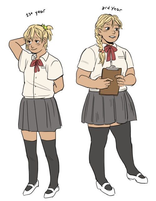 slimyhipster: i was talkin 2 @8oo i did some more third year yachi!! everyone listens to her, no exc