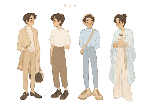 modern lan zhan and his outfits + colour scheme i picture him in….