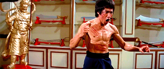 kungfu-online-center:  Crazy Bruce Lee! 
