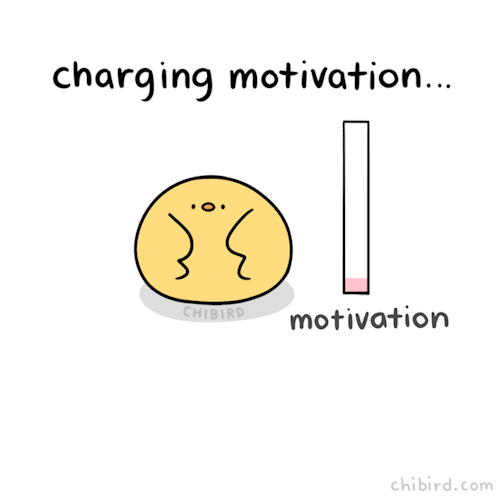 charging motivation.... motivation charged! go off and do good work!