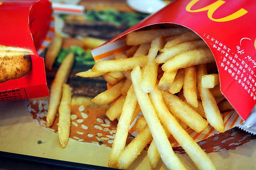 Honestly these McDonald’s fries are a wonderful sight for sore eyes and a pain feeling mouth!