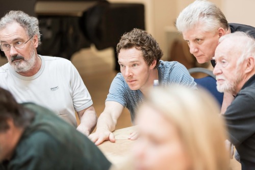 londonphile:Rehearsal images released for Hamlet starring Benedict Cumberbatch Rehearsal images have