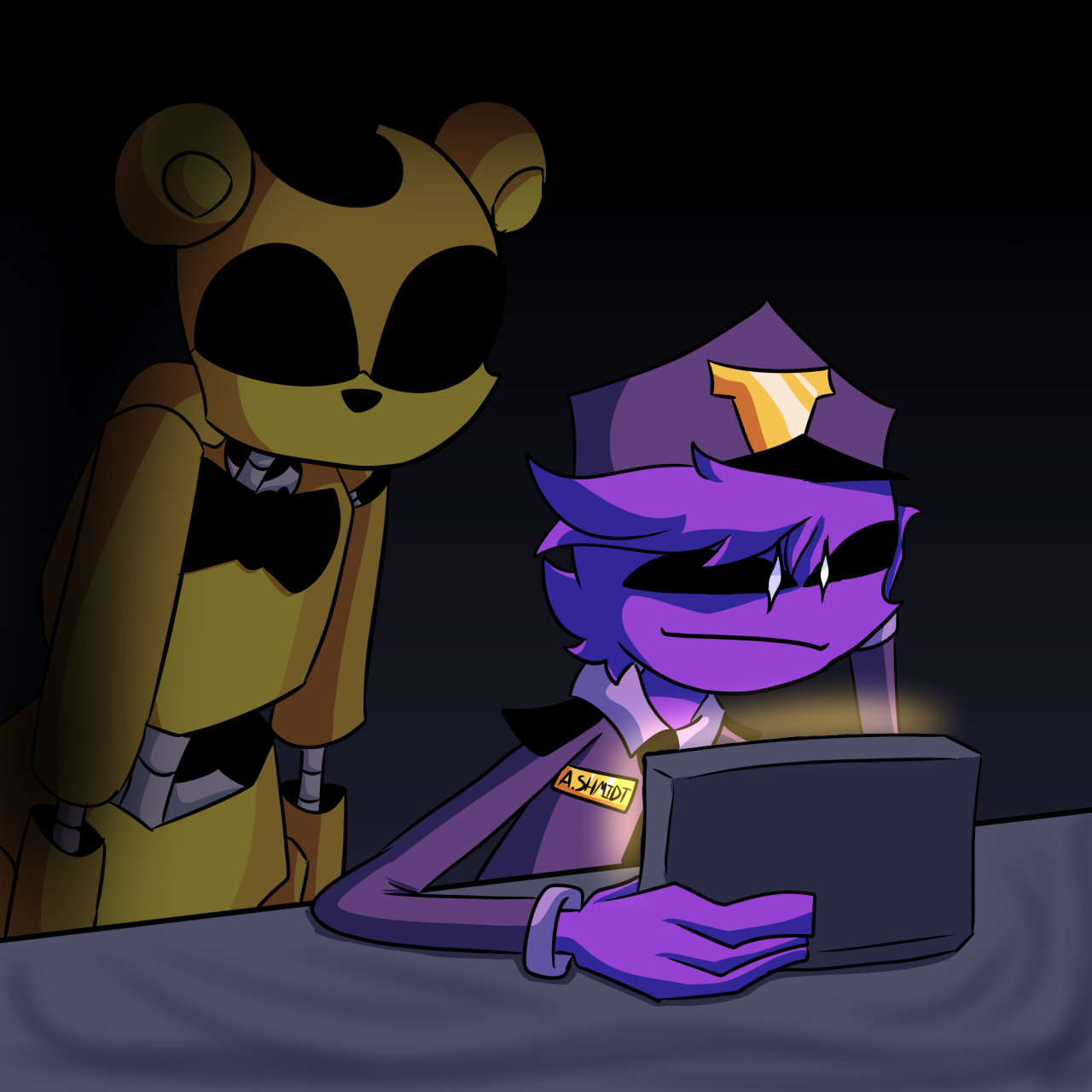 Im The Purple Guy [Instrumental] FNaF - Song Lyrics and Music by DAGames  arranged by ArkMasky on Smule Social Singing app