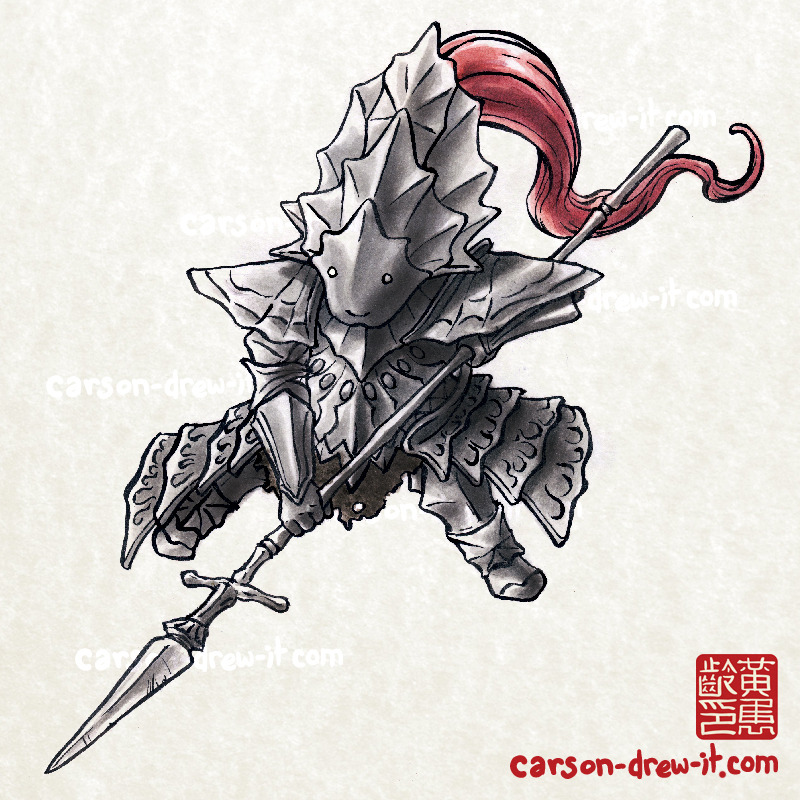 carson-drew-it:  DARK SOULS 2 BOSS RUSH MODE Old Dragonslayer — So behind! Catching