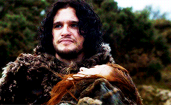 nymheria:  Jon Snow + smiling because of