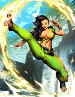Laura - Street Fighter V by GENZOMAN 