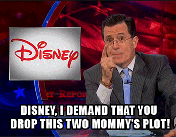 comedycentral:  Stephen Colbert making fun of the morals in old Disney movies is