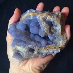 mineraliety:  Botryoidal Fluorite by structureminerals_minerals. Such a beautiful color! ////// www.structureminerals.comwww.mineraliety.com
