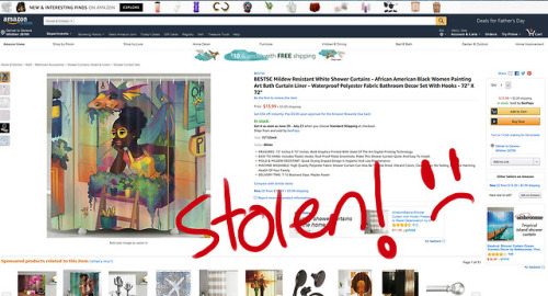 prinnay:Hello all! If you see my artwork pop up on Amazon absolutely do not buy it! It is 100% stole