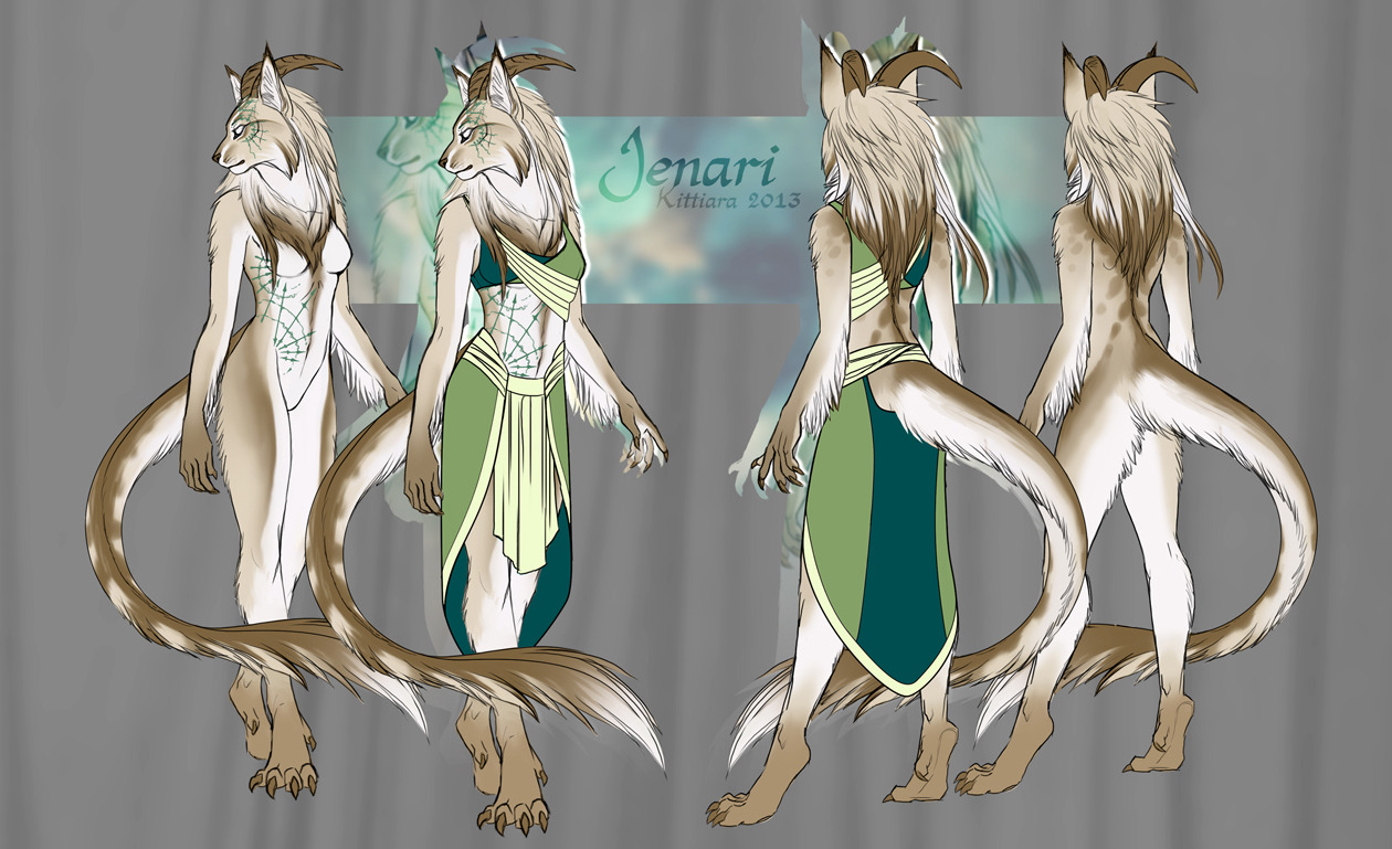 Jenari Sheet - by Kittiara Ah, the wonderful world of animaly creature people&hellip;
