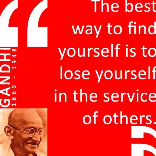 Mahatma Gandhi (1869 positive life