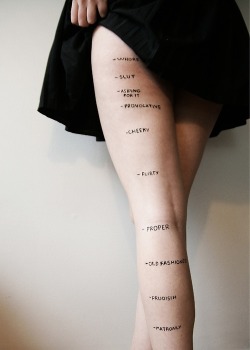 failsnet:  Tumblr Fails.net - What Skirt length mean