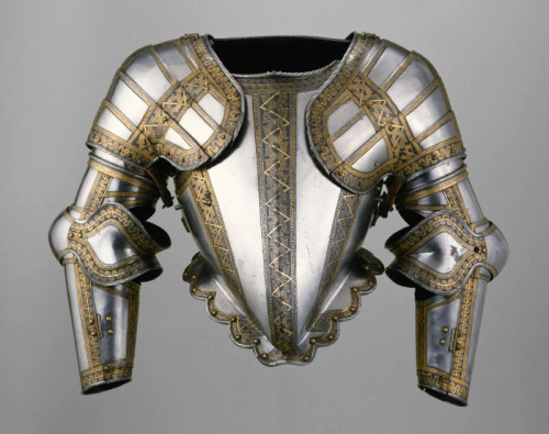 Jacob Halder and Workshop, Portions of an Armor for Field and Tilt, 1590. Greenwich, England. Via Ar