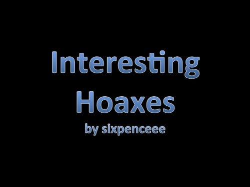 sixpenceee: Interesting hoaxes by me! Check out the paranormal &amp; creepy tag for more.